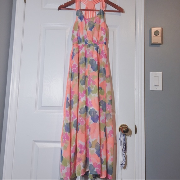 Kids Long Summer Dress Size 8 - Picture 1 of 4